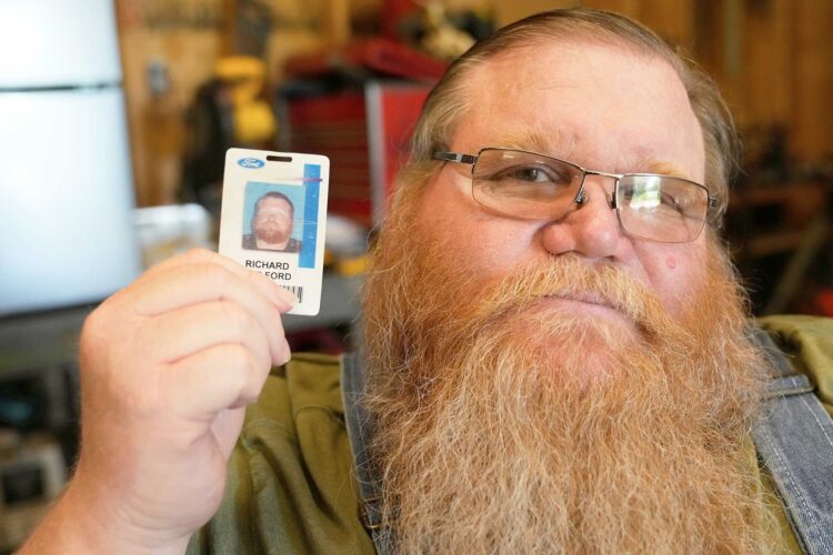 A Michigan autoworker's wallet found under a hood in Minnesota